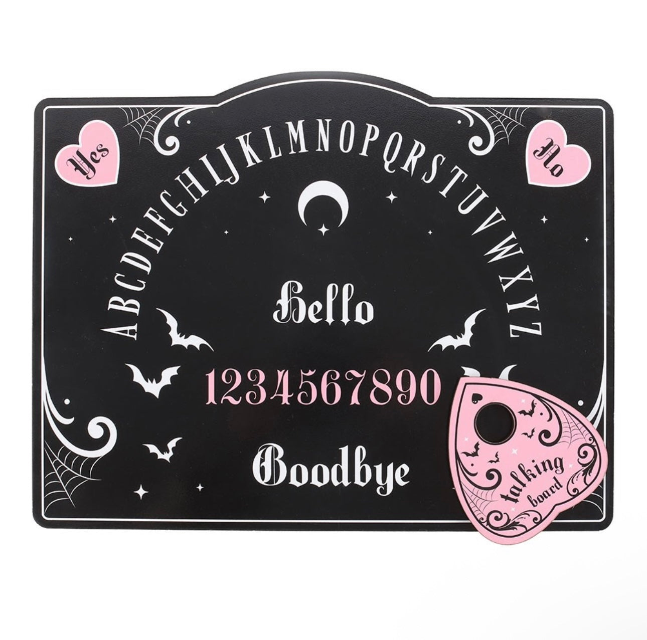 PINK AND BLACK TALKING BOARD OUIJA BOARD