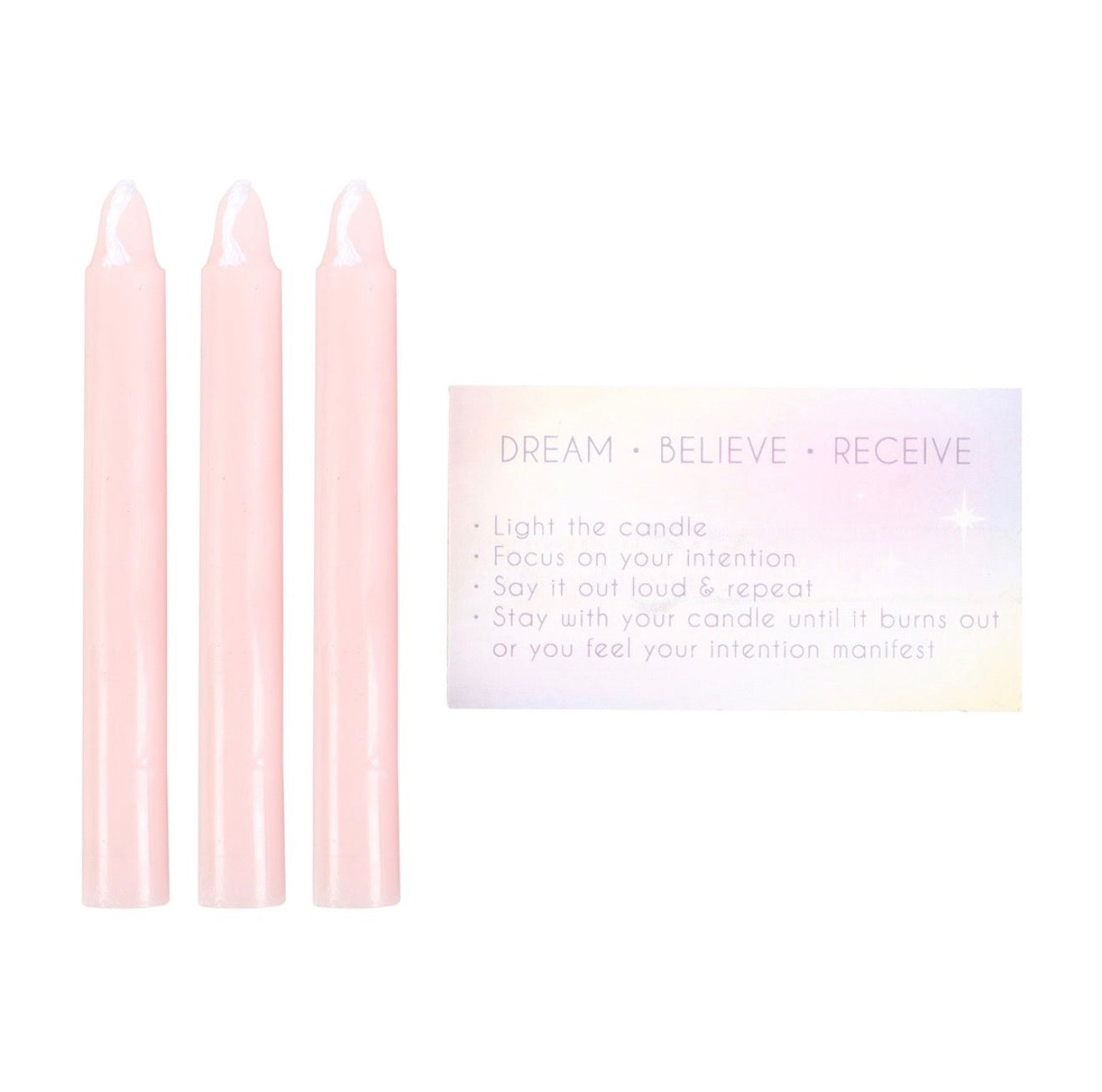 3 MANIFESTATION SPELL CANDLES IN A BOX