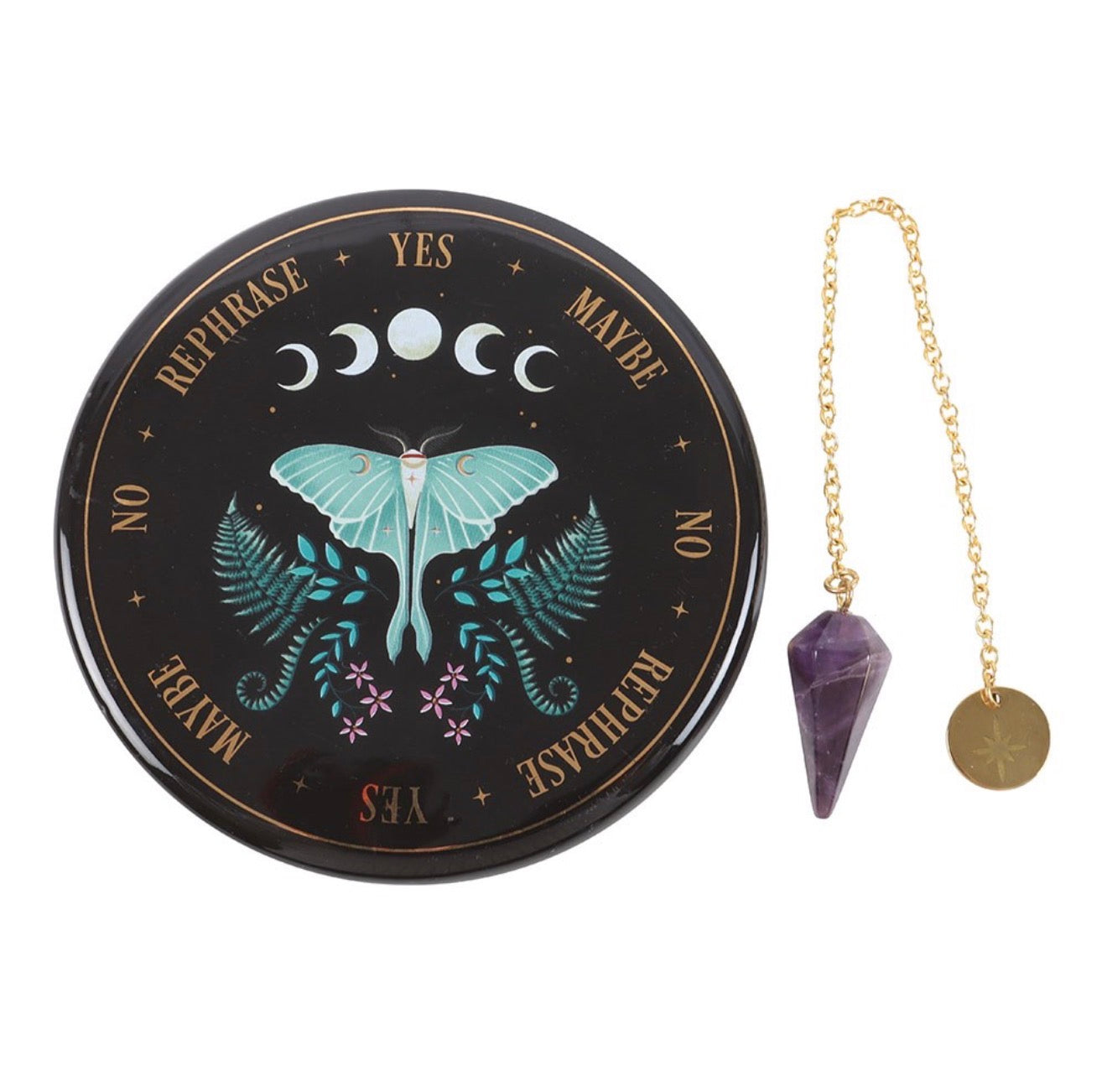 LUNA MOTH PEDULUM DIVINATION KIT
