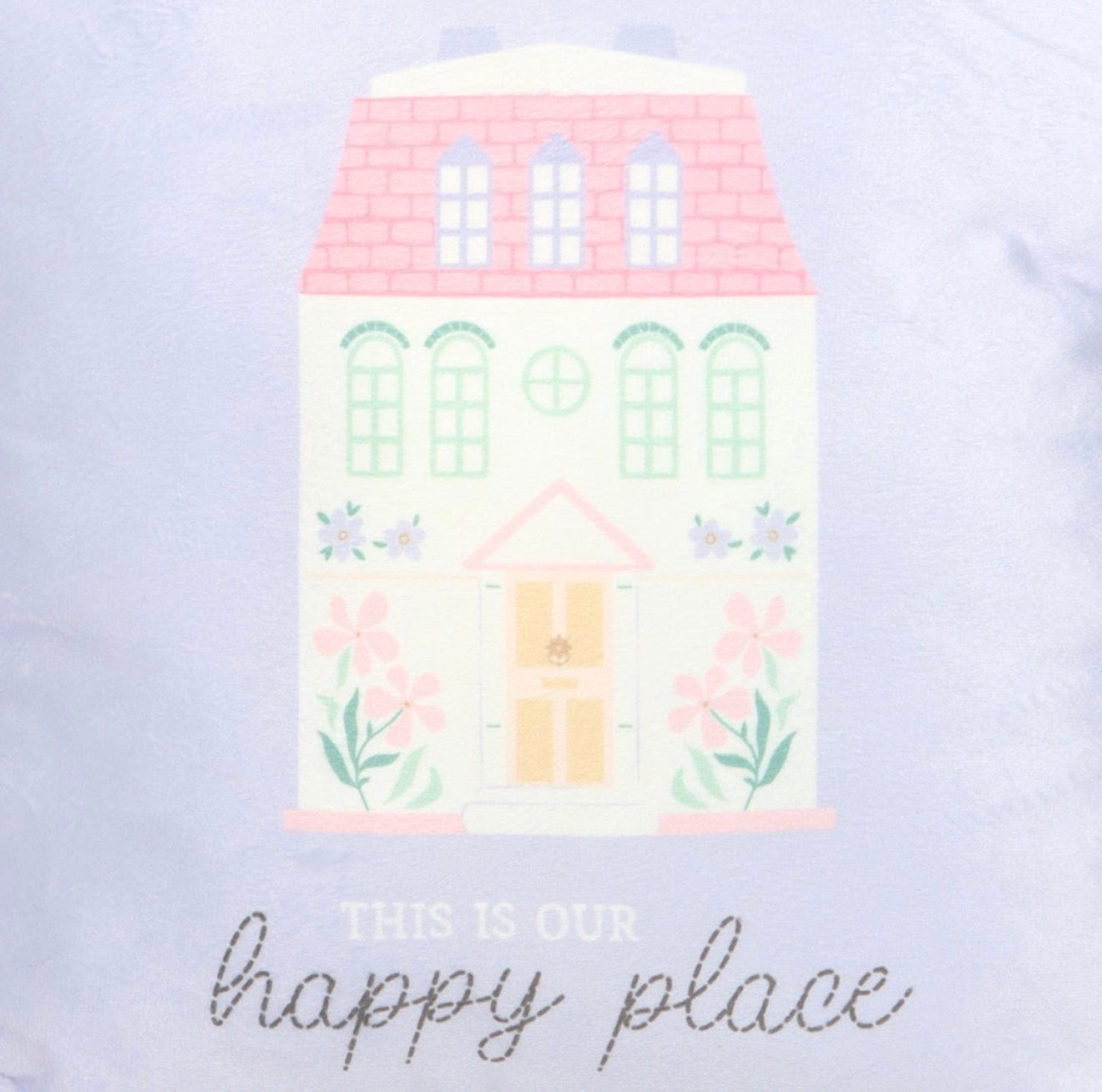35CM SQUARE THIS IS OUR HAPPY PLACE CUSHION
