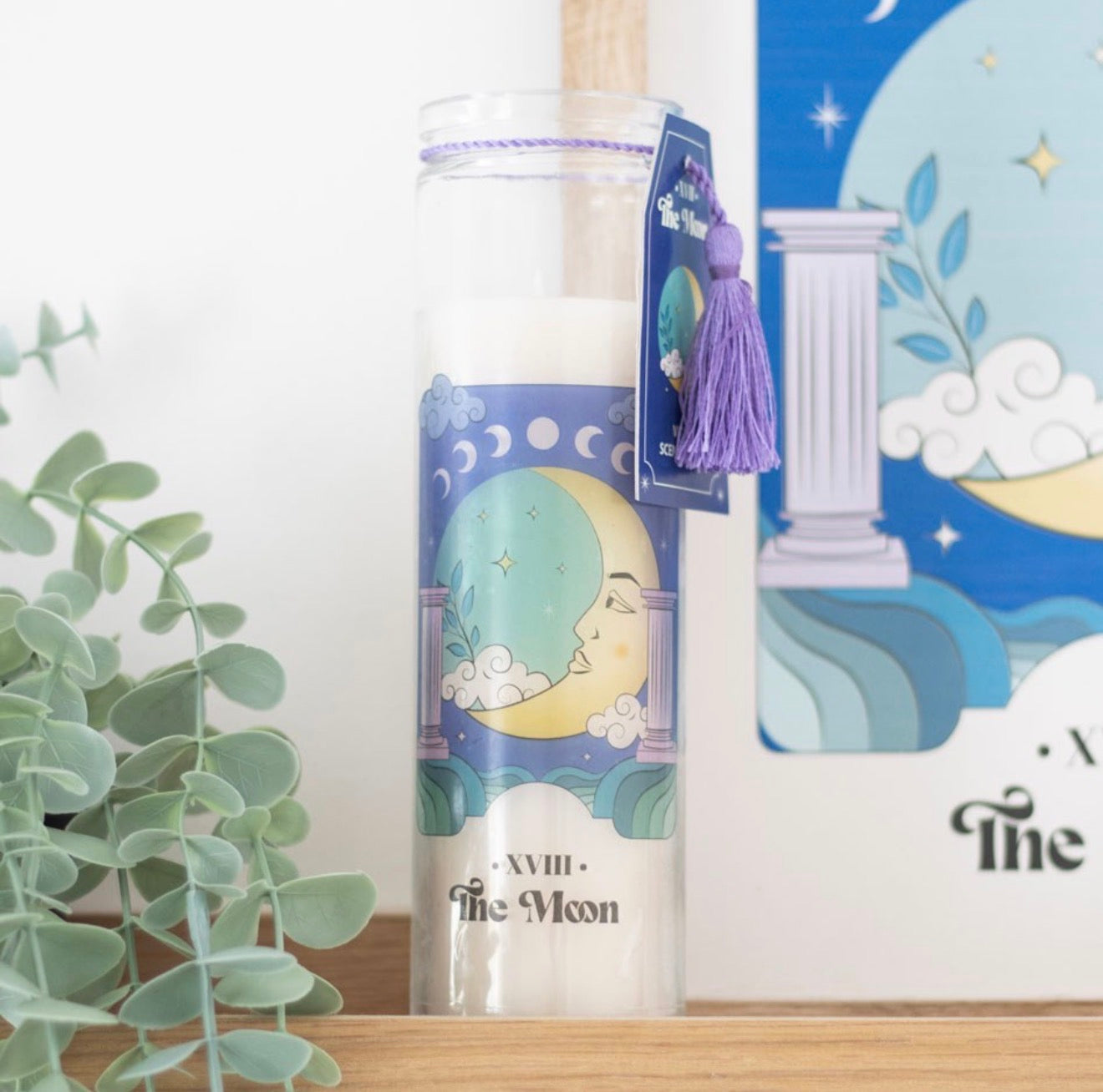 THE MOON VIOLET TUBE CANDLE
