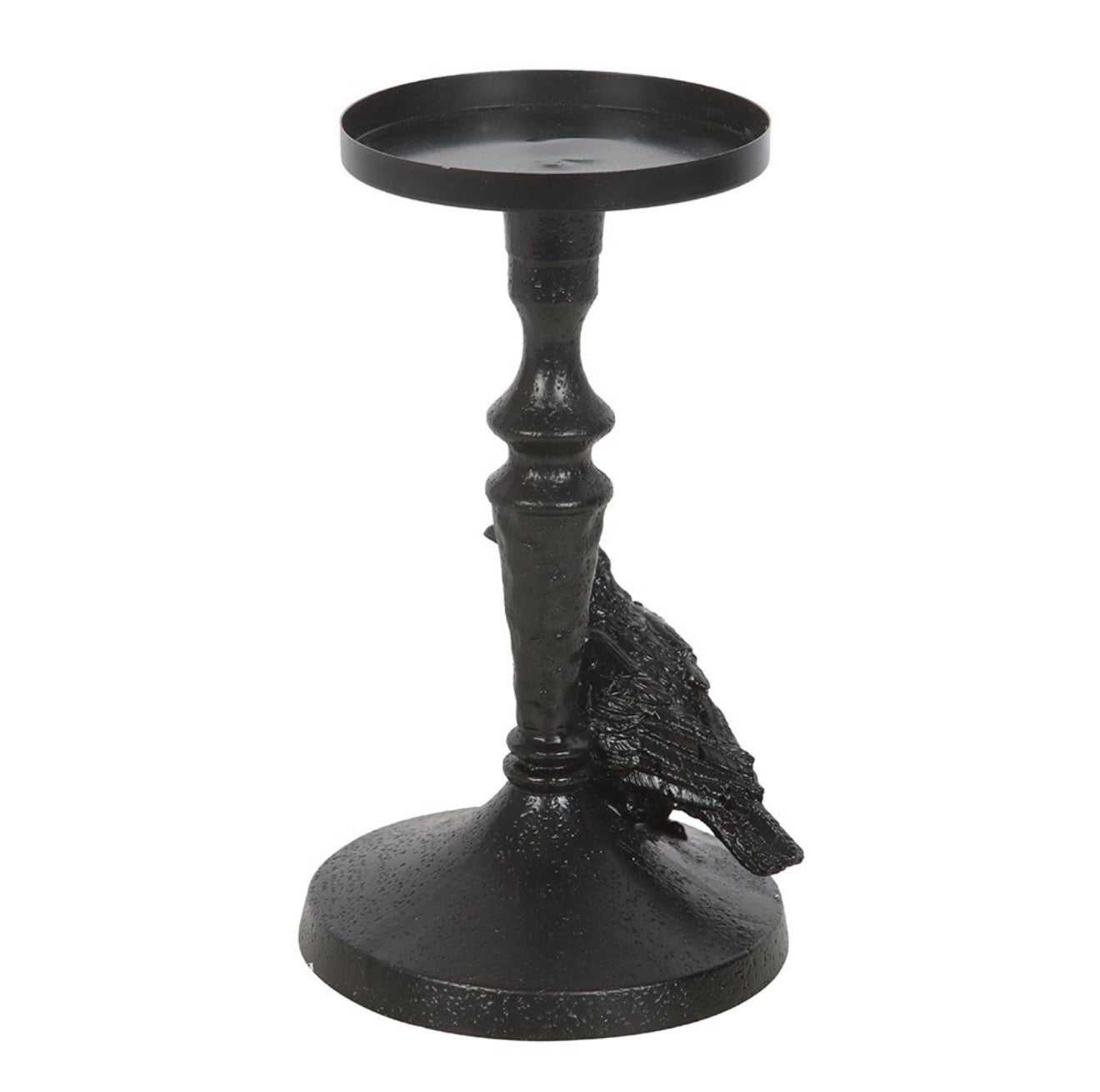 MYSTIC RAVEN PILLAR CANDLE HOLDER