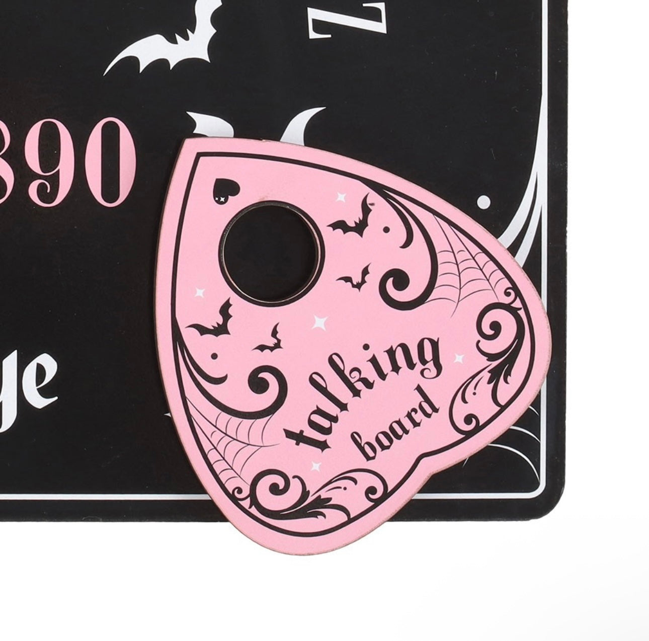 PINK AND BLACK TALKING BOARD OUIJA BOARD