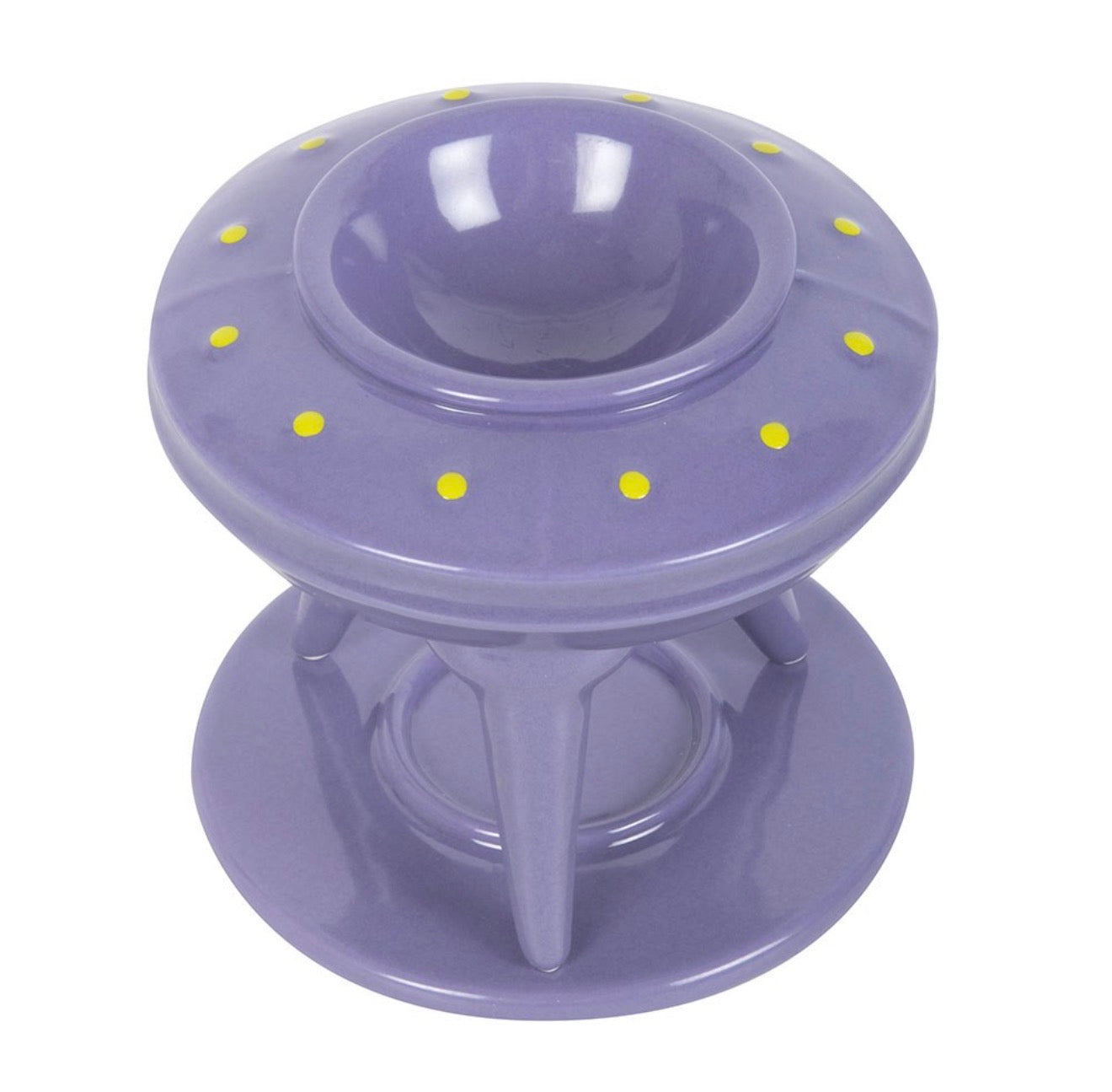 UFO WAX BURNER WITH LIME ALIEN WAX MELT