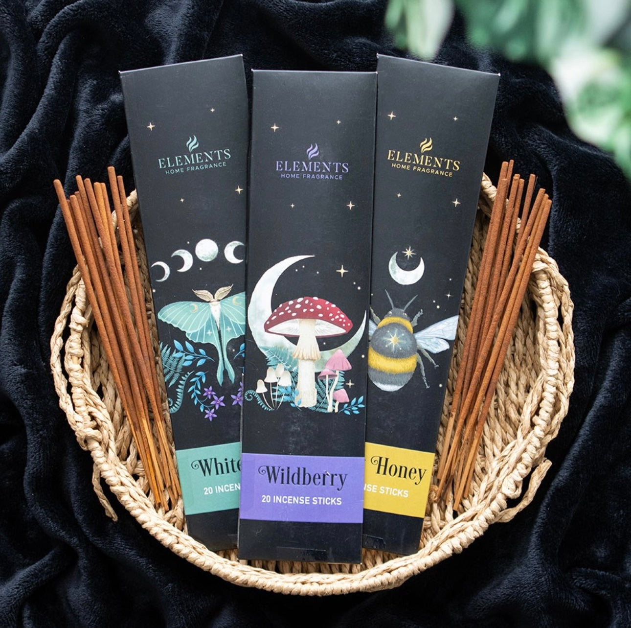 SET OF 3 DARK FOREST INCENSE STICK PACKS