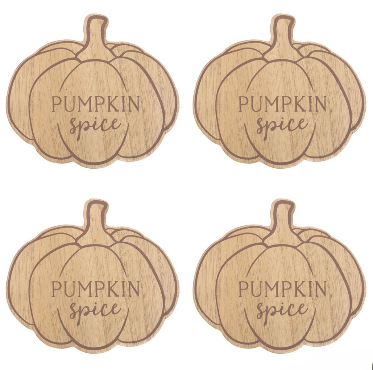 PUMPKIN SPICE COASTER SET
