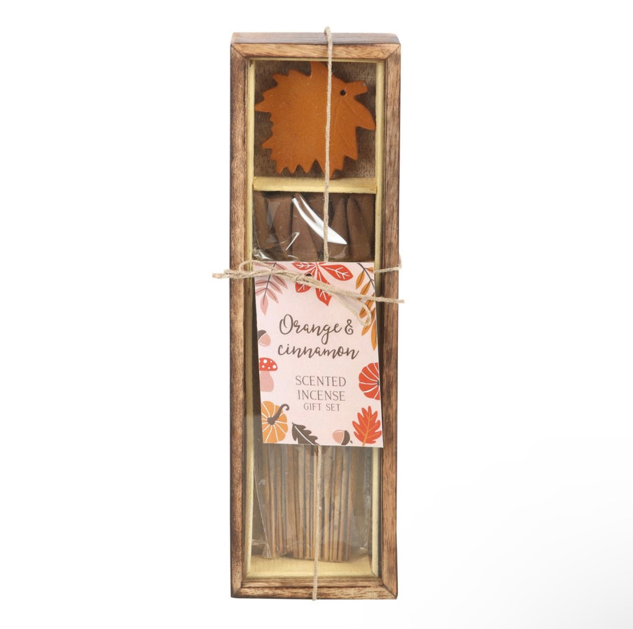 AUTUMN LEAF ORANGE & CINNAMON INCENSE GIFT SET
