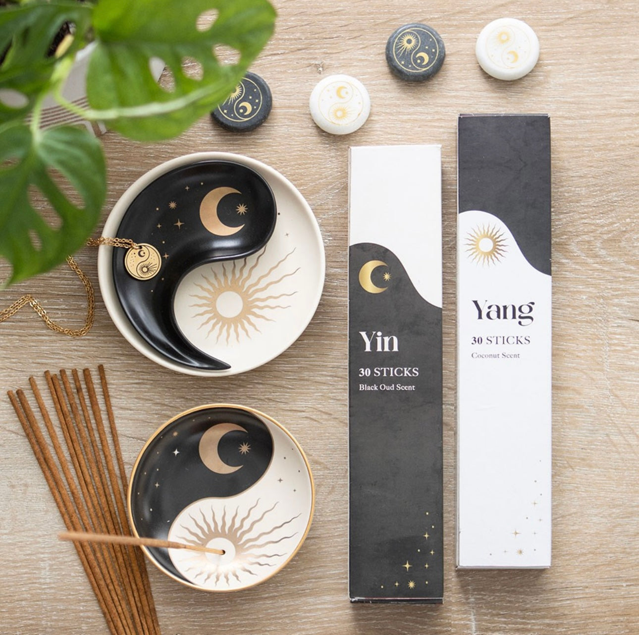 SET OF 2 YIN YANG INCENSE STICK PACKS