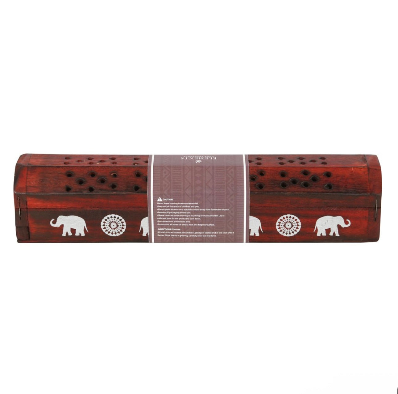 ELEPHANT WOODEN ROSEWOOD INCENSE BOX SET