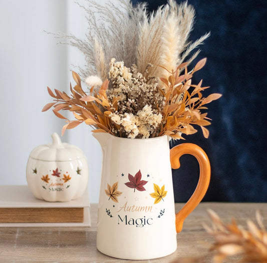 AUTUMN MAGIC CERAMIC FLOWER JUG