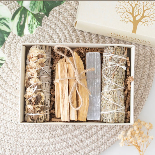 PALO SANTO ENERGY CLEANSING RITUAL KIT SPIRITUAL