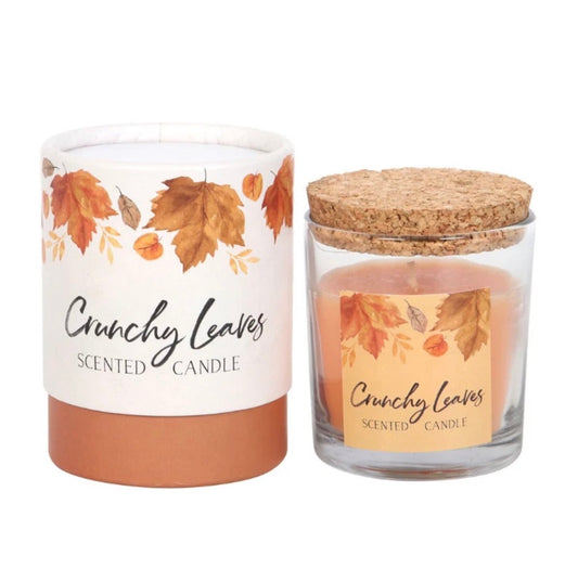 Autumn Crunchy Leaves Scented Candle