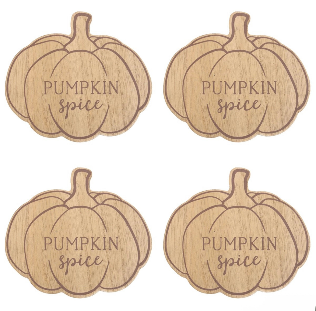 PUMPKIN SPICE COASTER SET