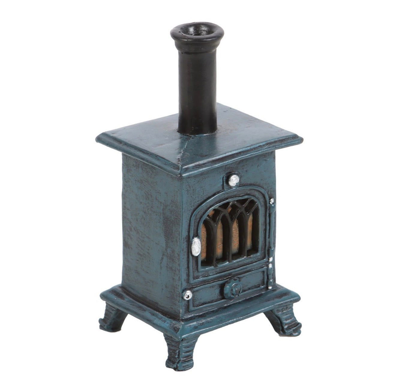 STOVE SHAPED INCENSE CONE BURNER