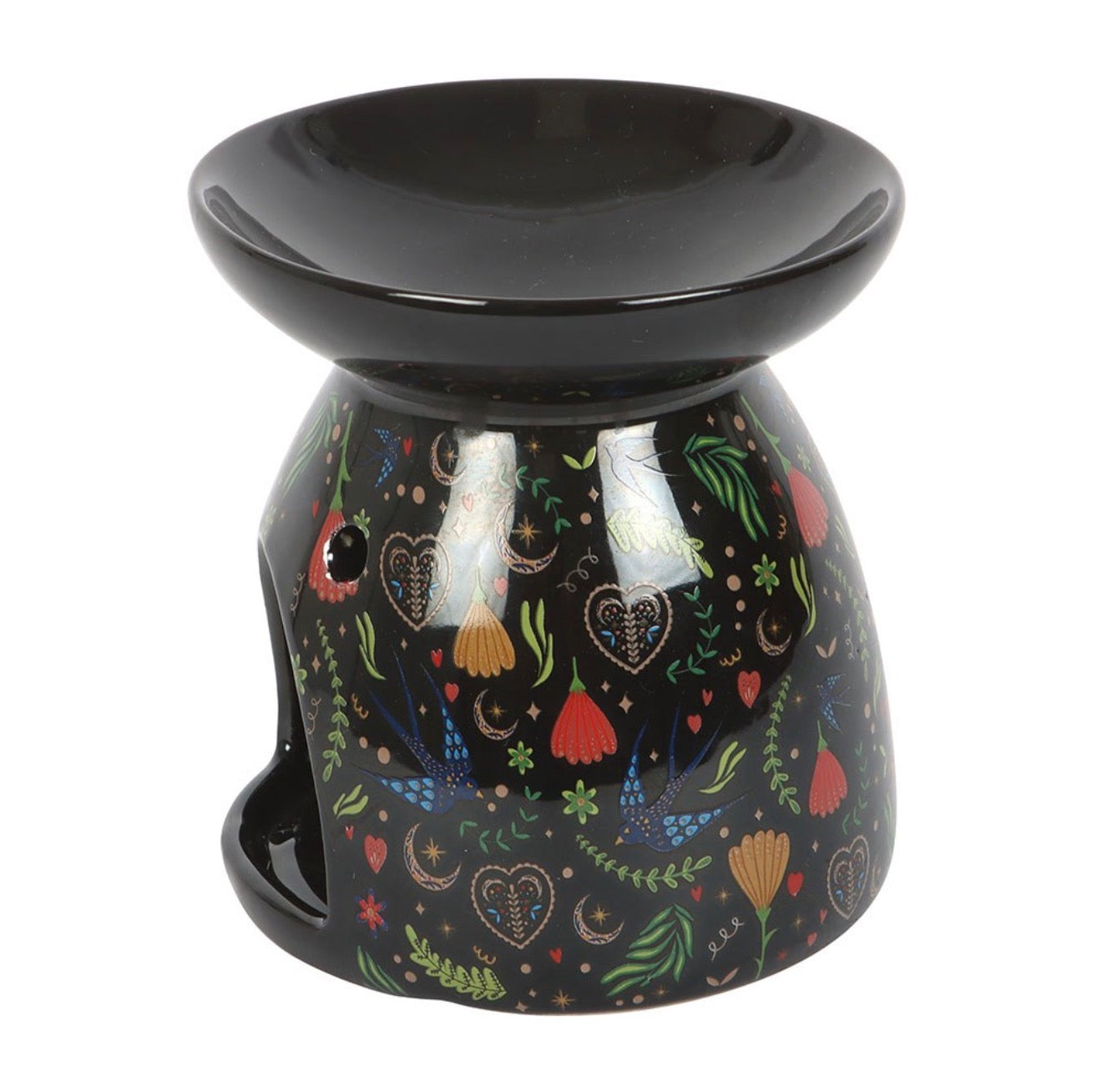 MIDNIGHT BLOOM PRINT OIL BURNER