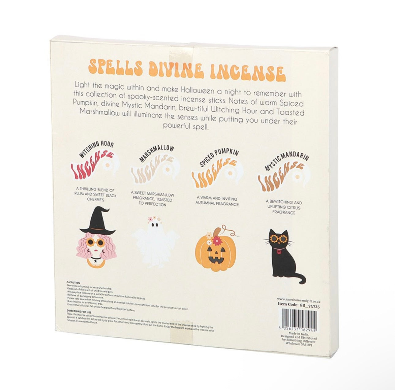 SPELLS DIVINE HALLOWEEN INCENSE STICK GIFT SET