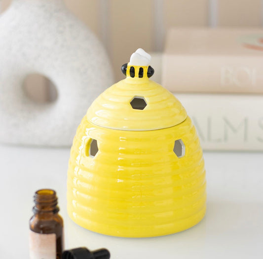 YELLOW BEEHIVE OIL BURNER