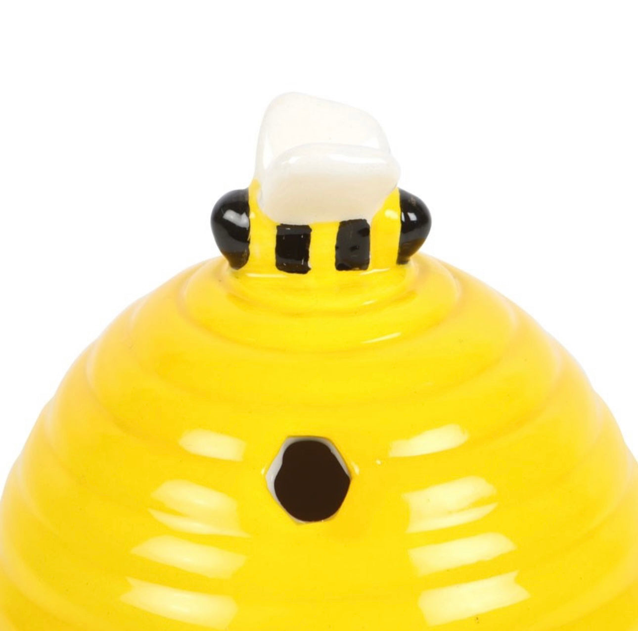 YELLOW BEEHIVE INCENSE CONE HOLDER