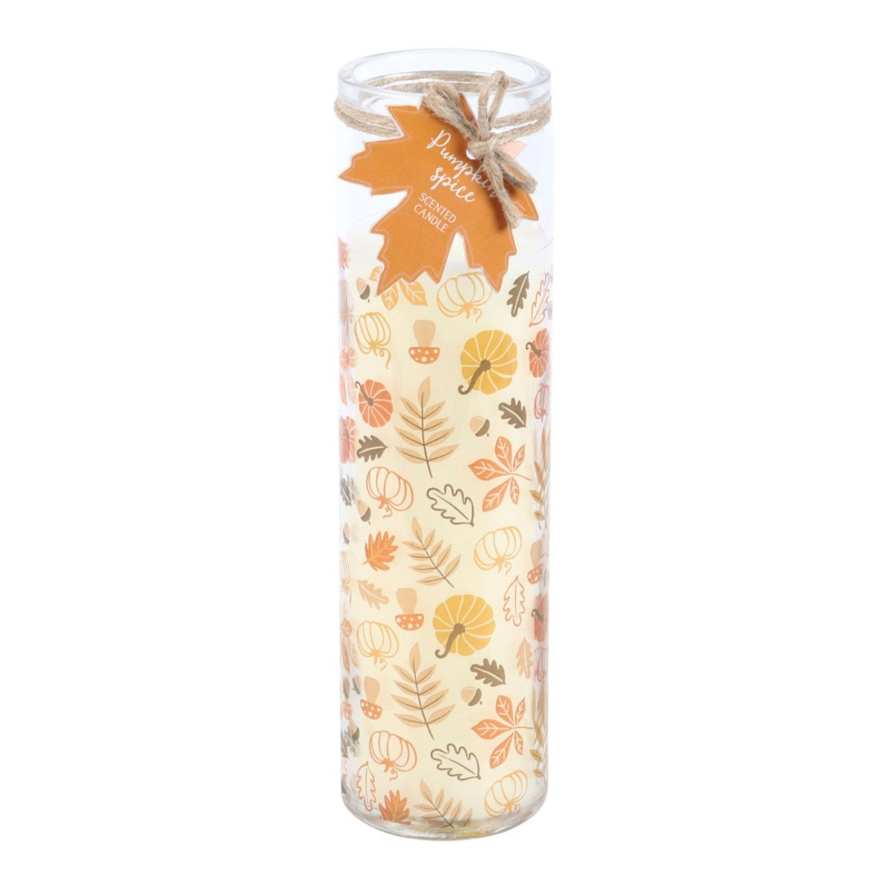 AUTUMN LEAVES PUMPKIN SPICE TUBE CANDLE
