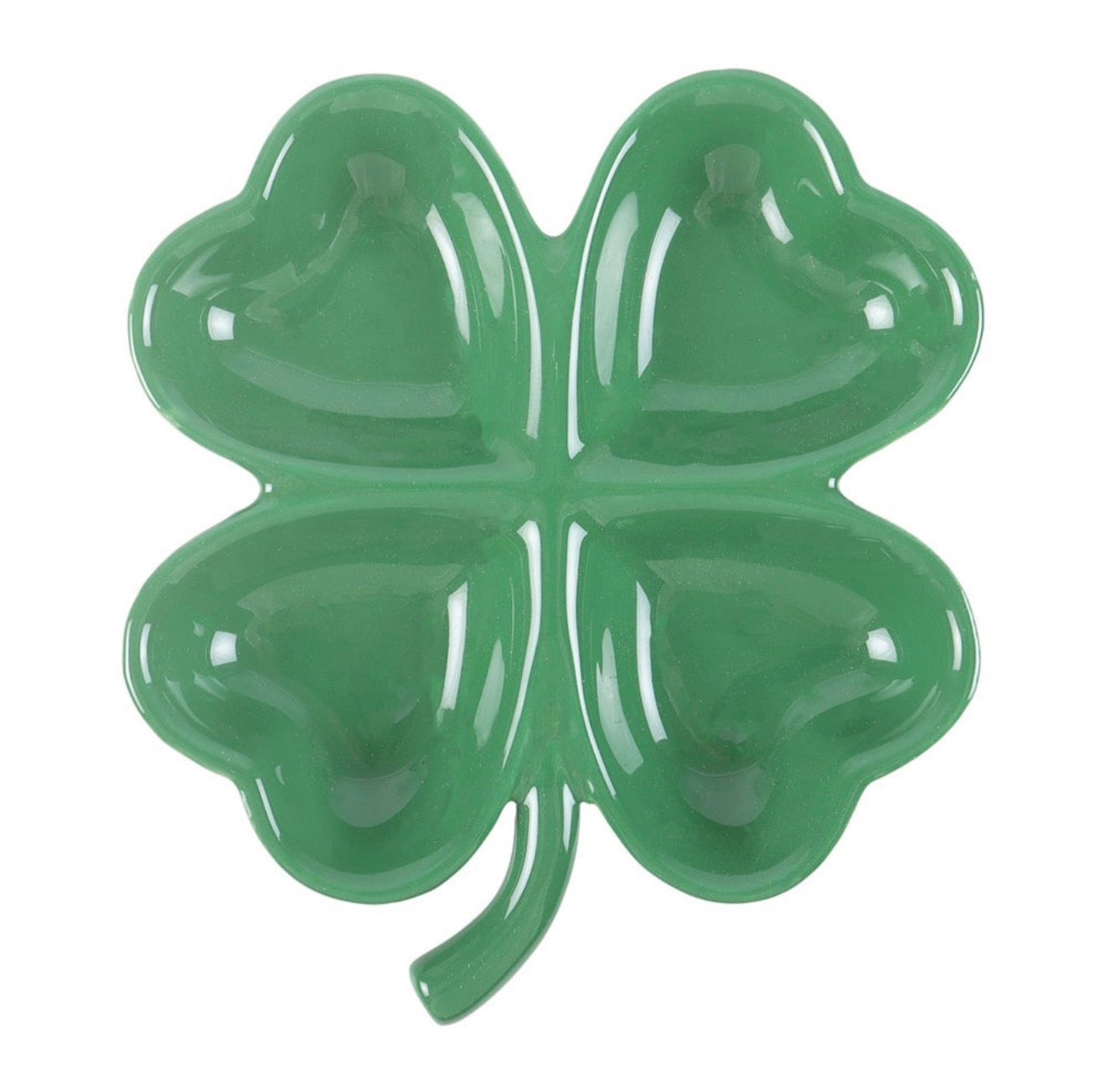 FOUR-LEAF CLOVER TRINKET DISH TRAY