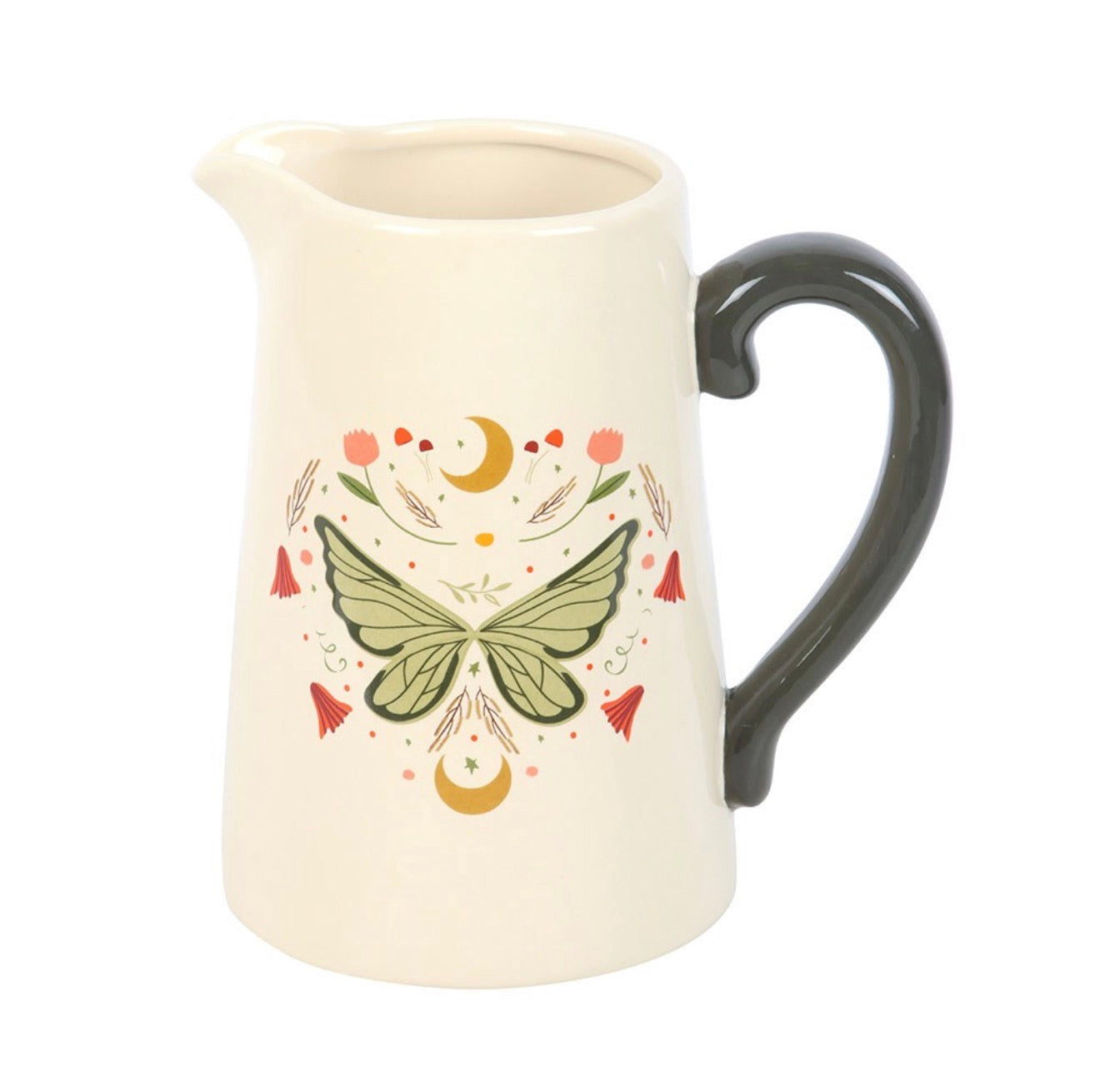 FAIRY FOLKLORE WING CERAMIC FLOWER JUG