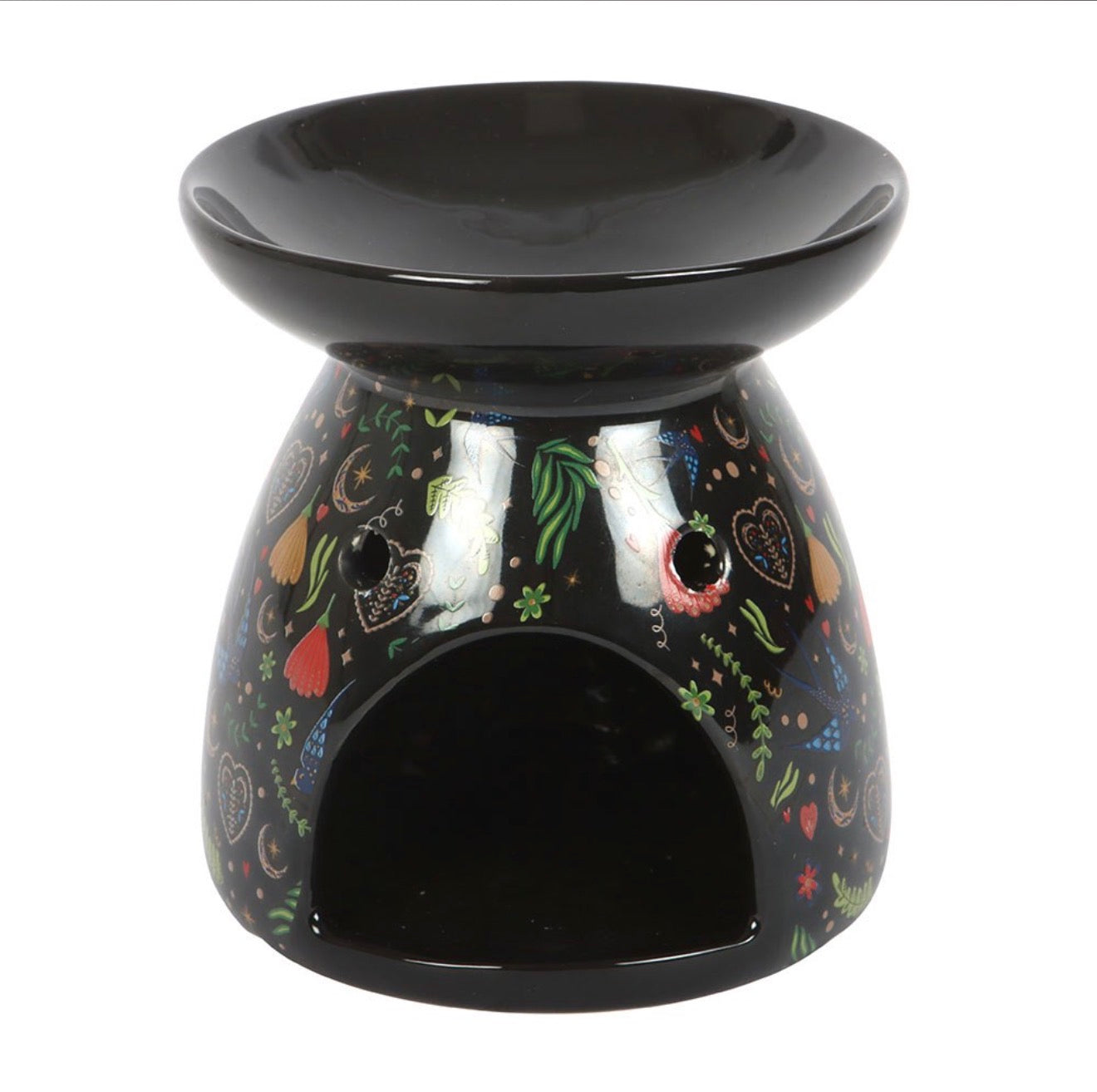 MIDNIGHT BLOOM PRINT OIL BURNER