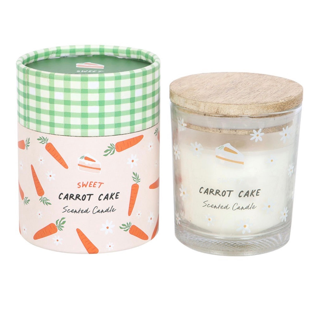 SWEET CARROT CAKE CANDLE SPRING & EASTER DECOR