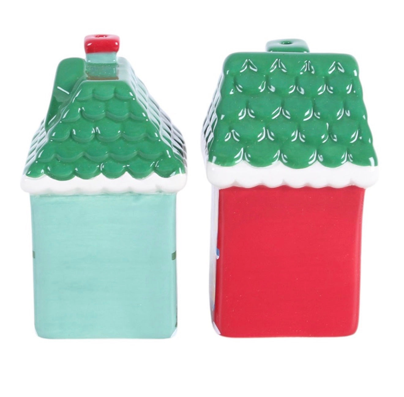 CHRISTMAS HOUSE SALT AND PEPPER SHAKERS