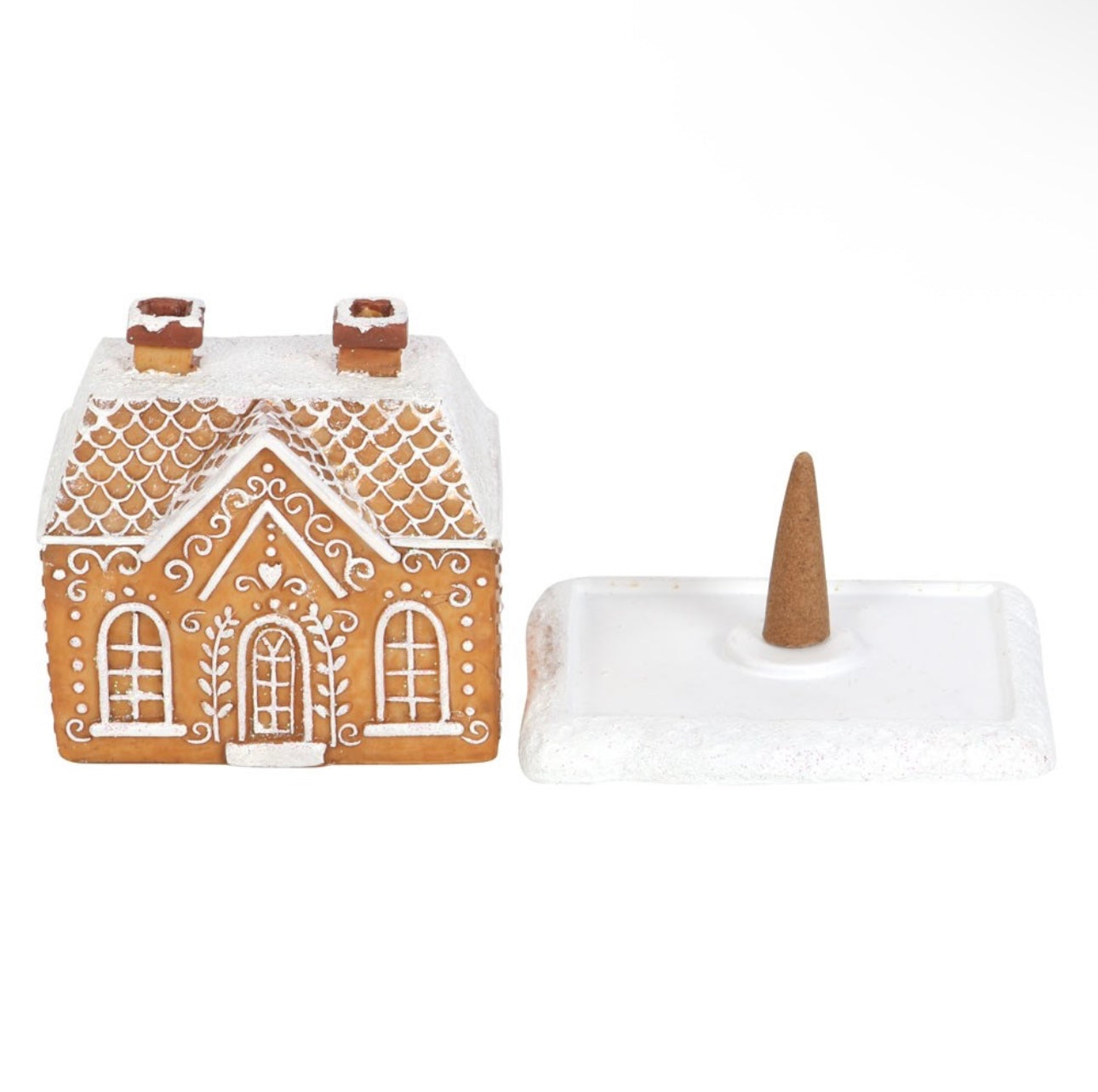 GINGERBREAD HOUSE INCENSE CONE BURNER