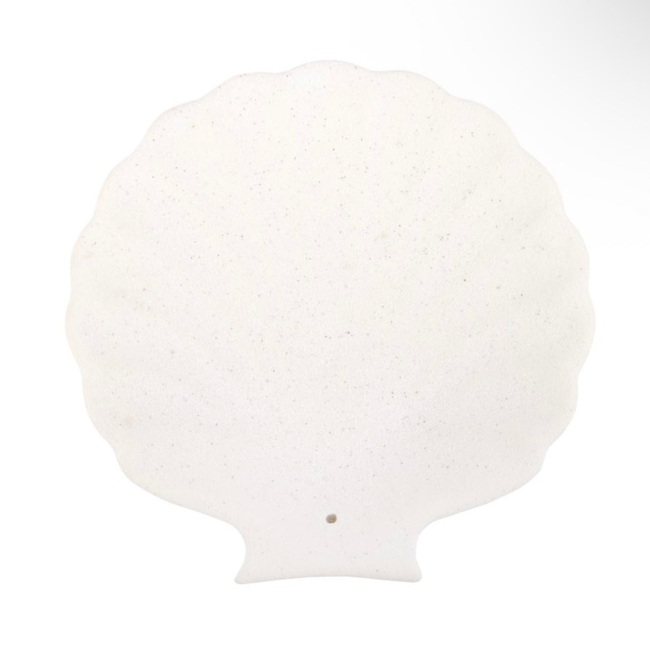 OFF WHITE SCALLOP SHELL INCENSE STICK HOLDER