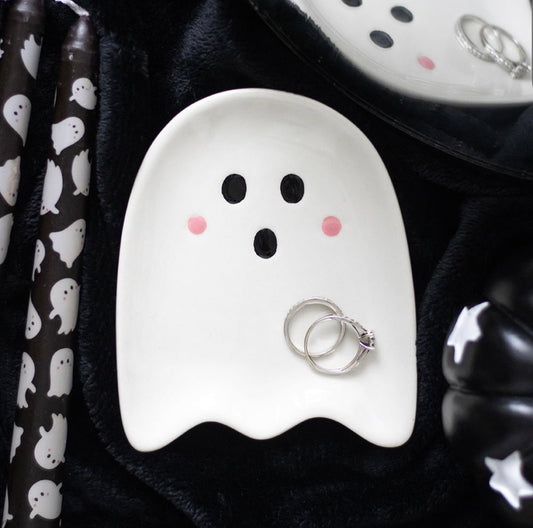 SWEET GHOST CERAMIC TRINKET DISH