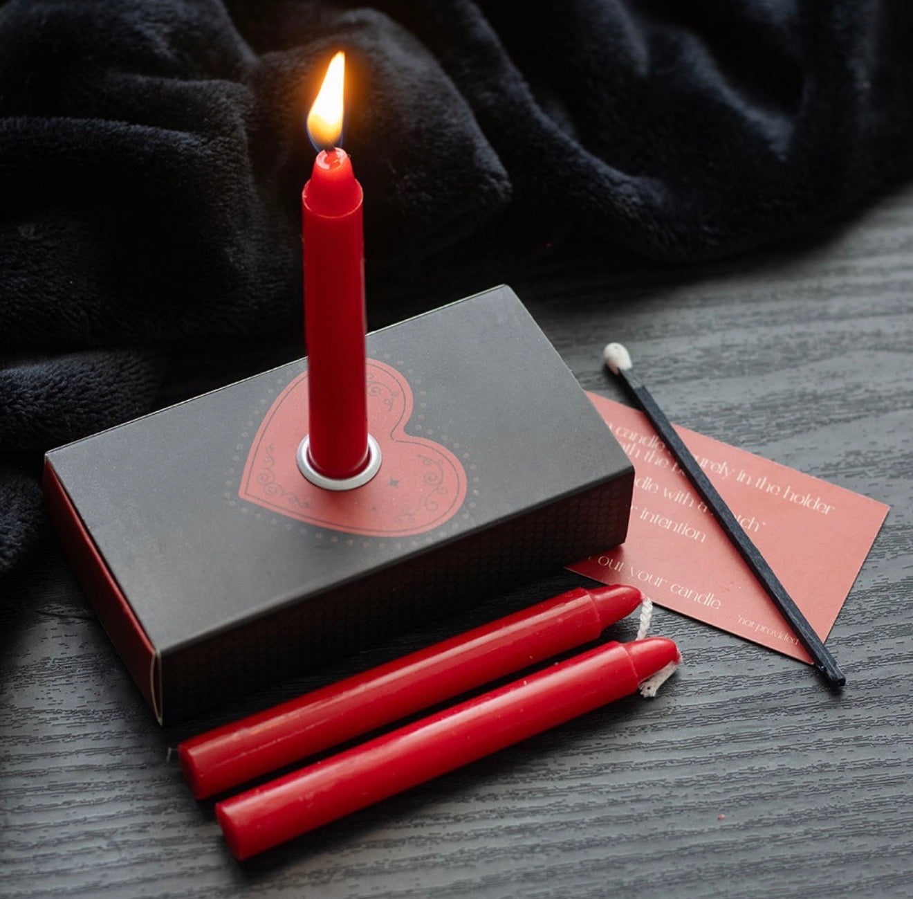 SET OF 3 LOVE SPELL CANDLES IN A BOX