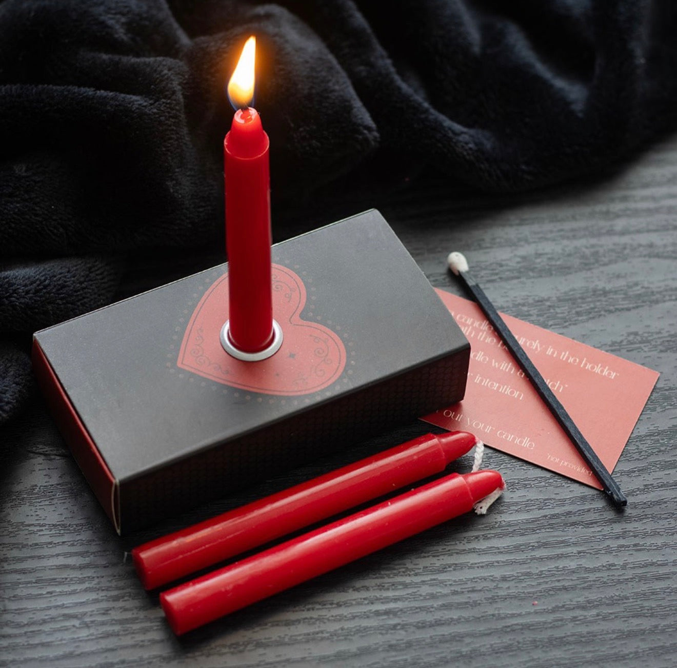 SET OF 3 LOVE SPELL CANDLES IN A BOX