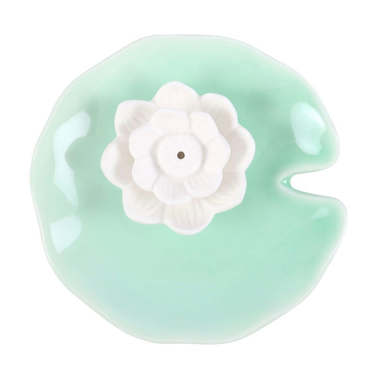 LOTUS FLOWER INCENSE STICK HOLDER AND TRINKET DISH
