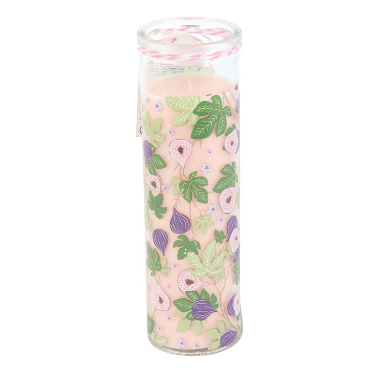 FIG TREE PRINT VANILLA & FIG TUBE CANDLE