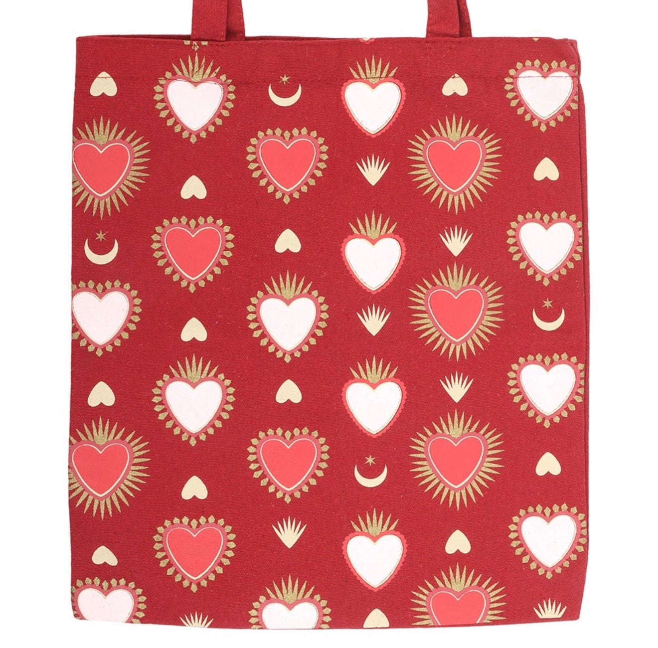 SACRED HEART PRINT TOTE BAG