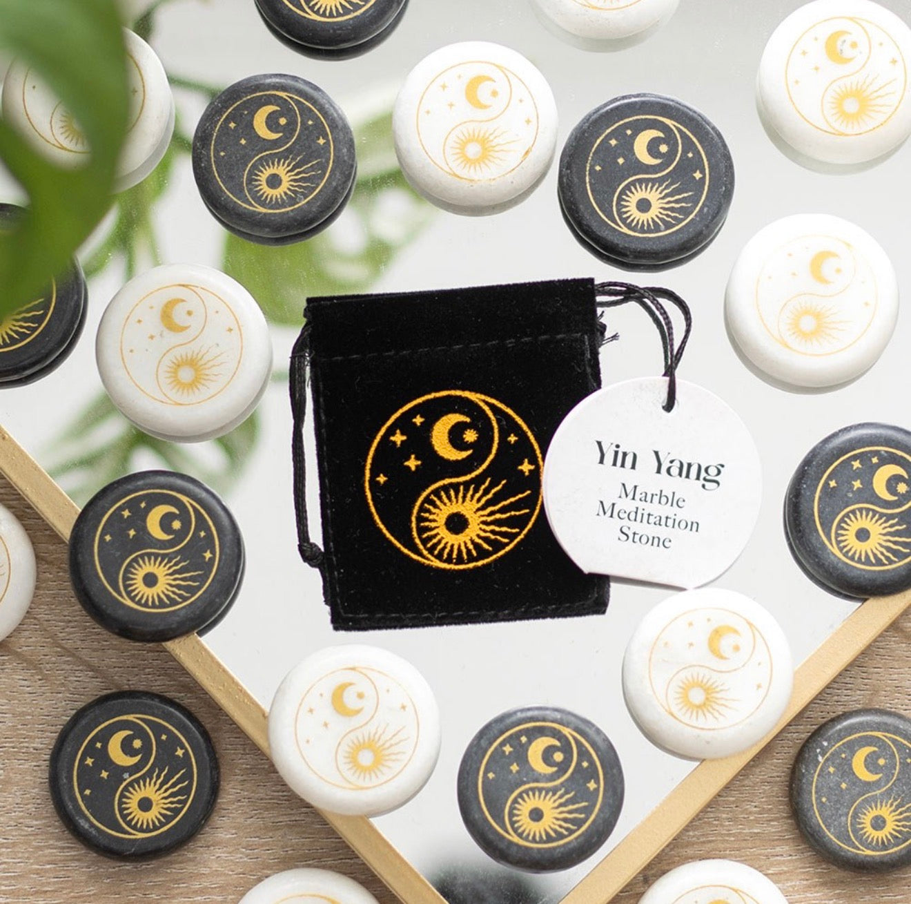 YIN YANG MARBLE MEDITATION STONES