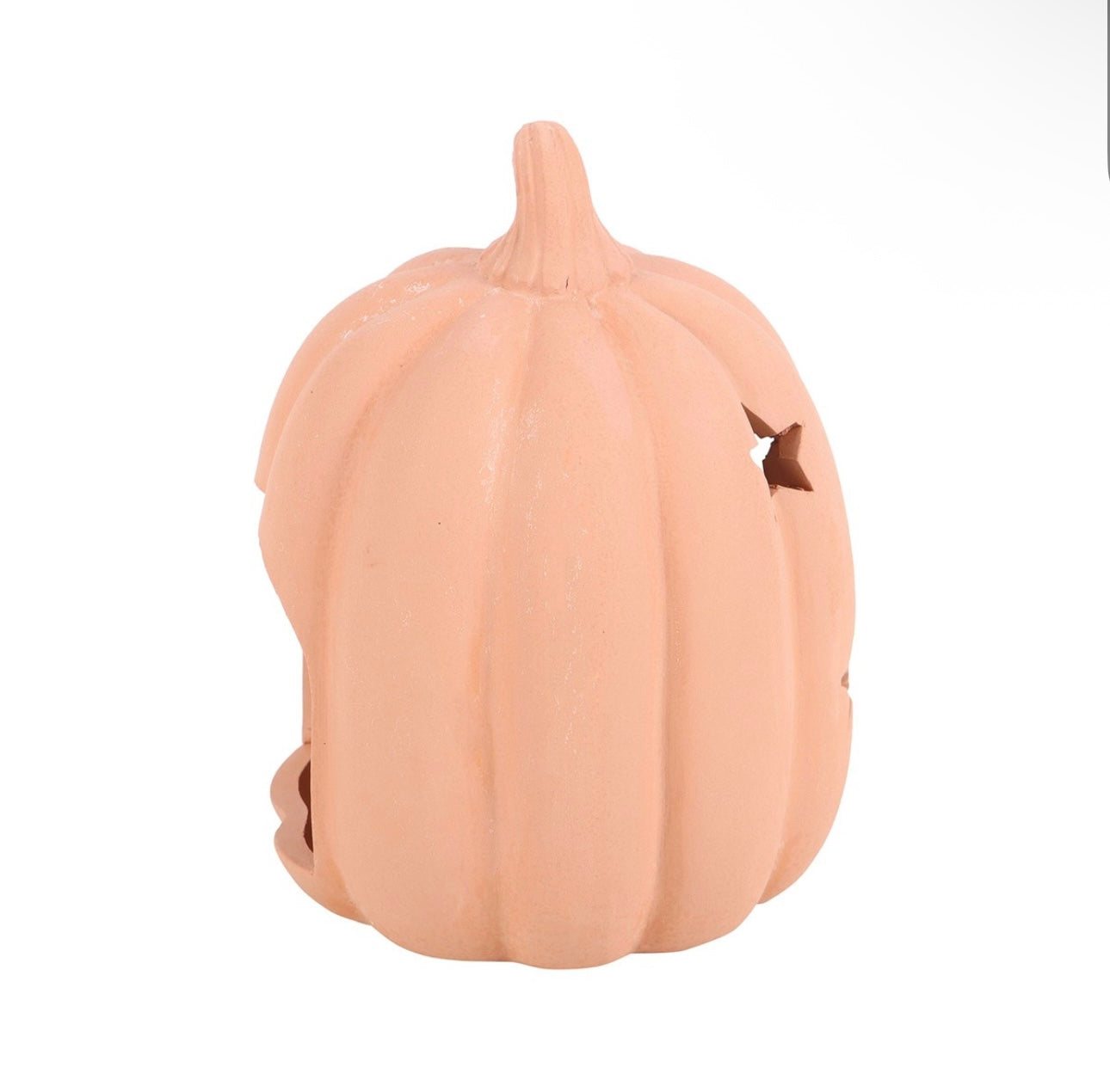 TERRACOTTA PUMPKIN TEALIGHT HOLDER