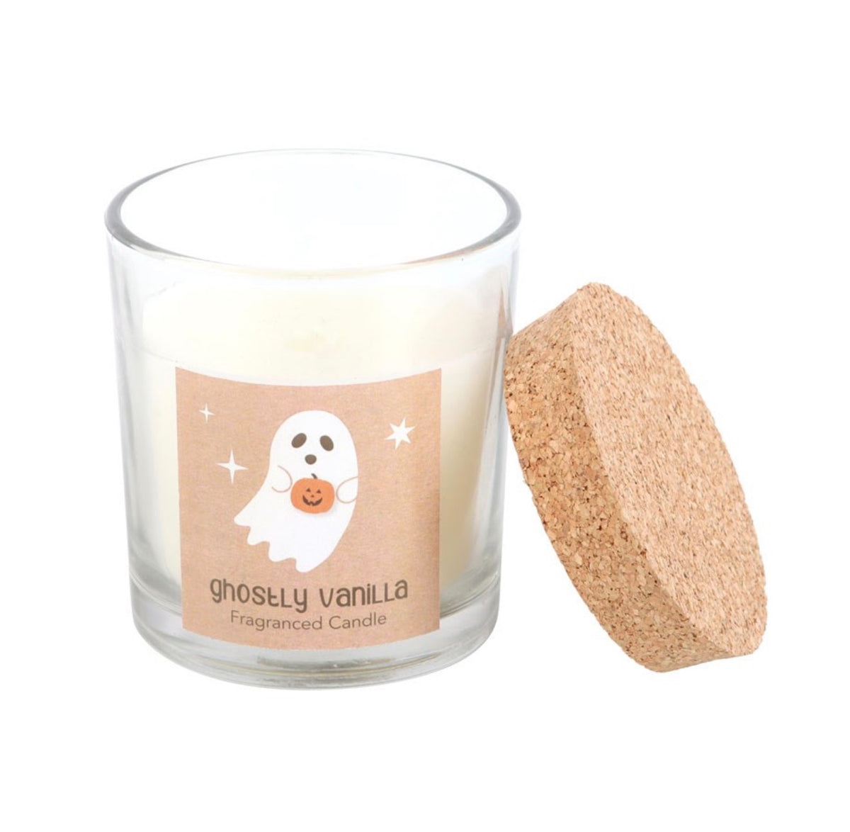 GHOSTLY VANILLA CANDLE SPOOKY HALLOWEEN