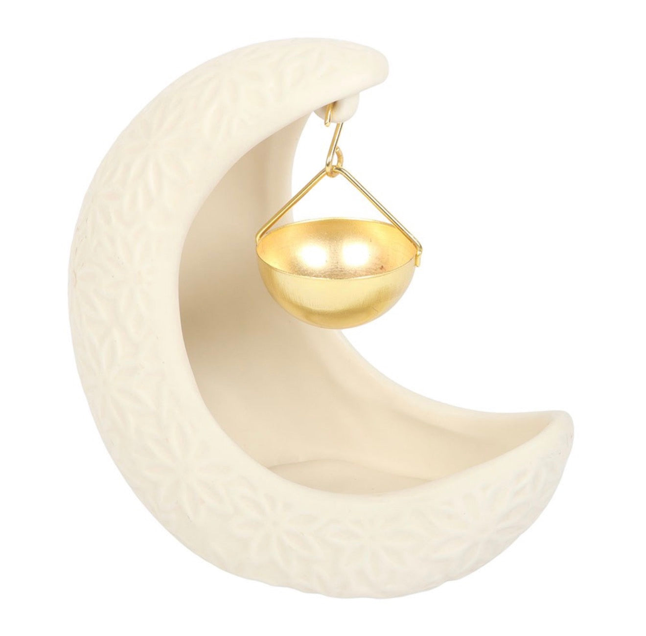 CRESCENT MOON HANGING OIL BURNER