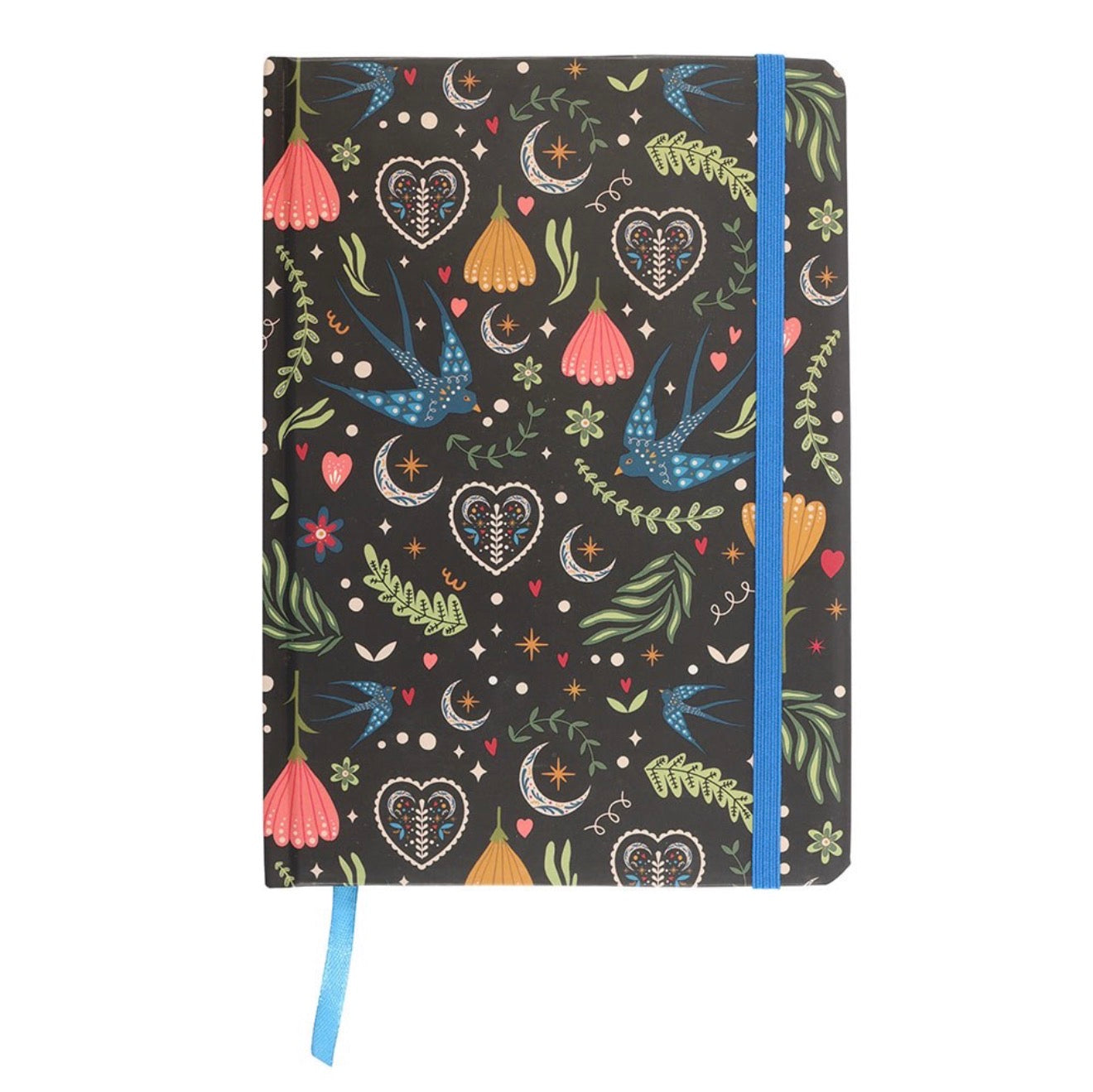 MIDNIGHT BLOOM PRINT A5 NOTEBOOK