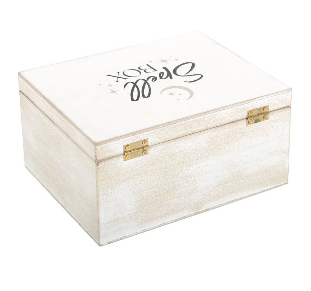 White Witch Spell Box Candles Herbs Oils Crystal Storage Box Star Charm