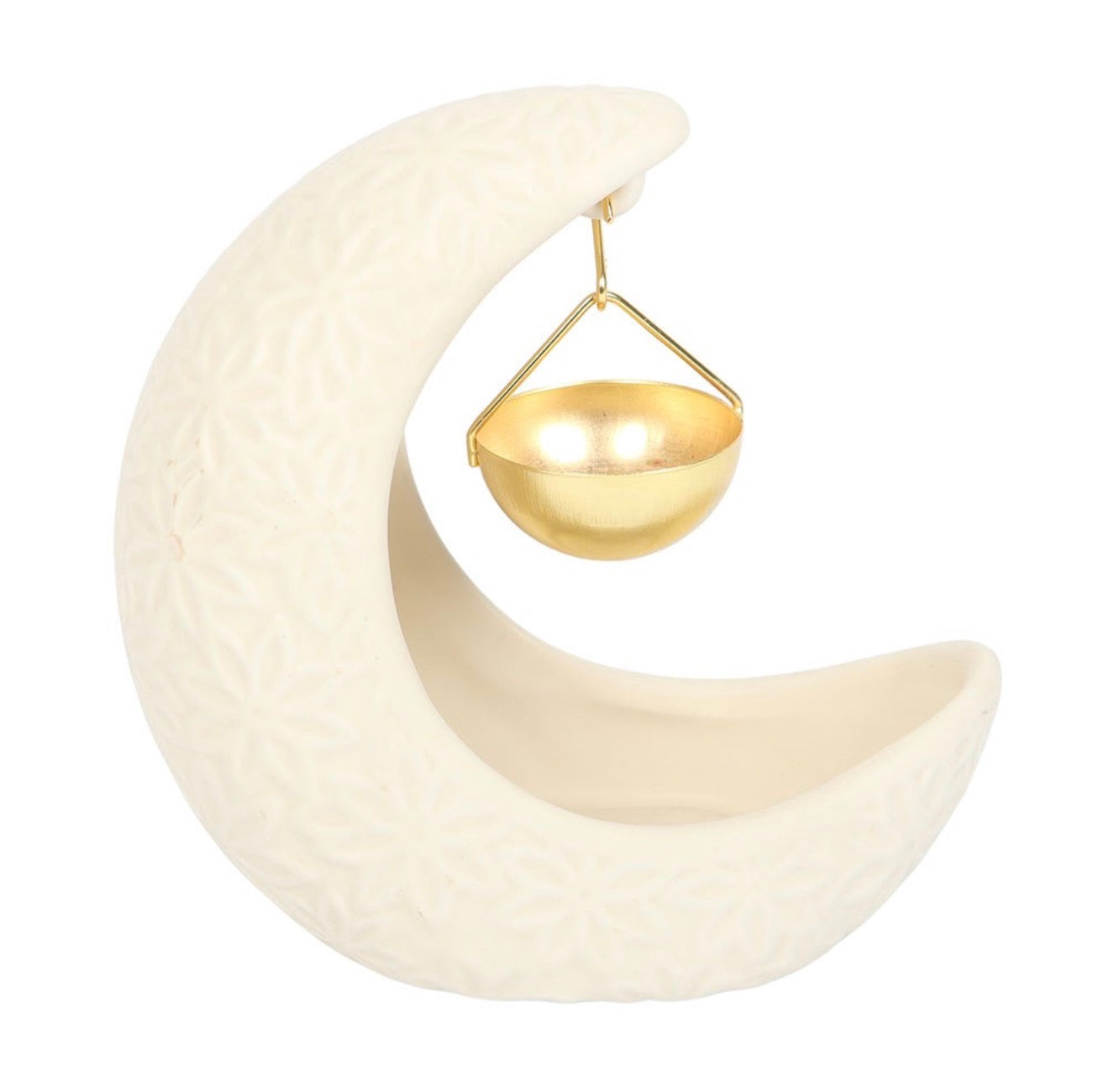 CRESCENT MOON HANGING OIL BURNER