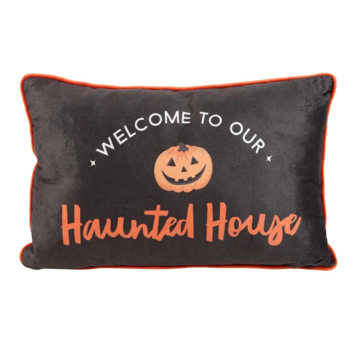 RECTANGULAR HAUNTED HOUSE CUSHION