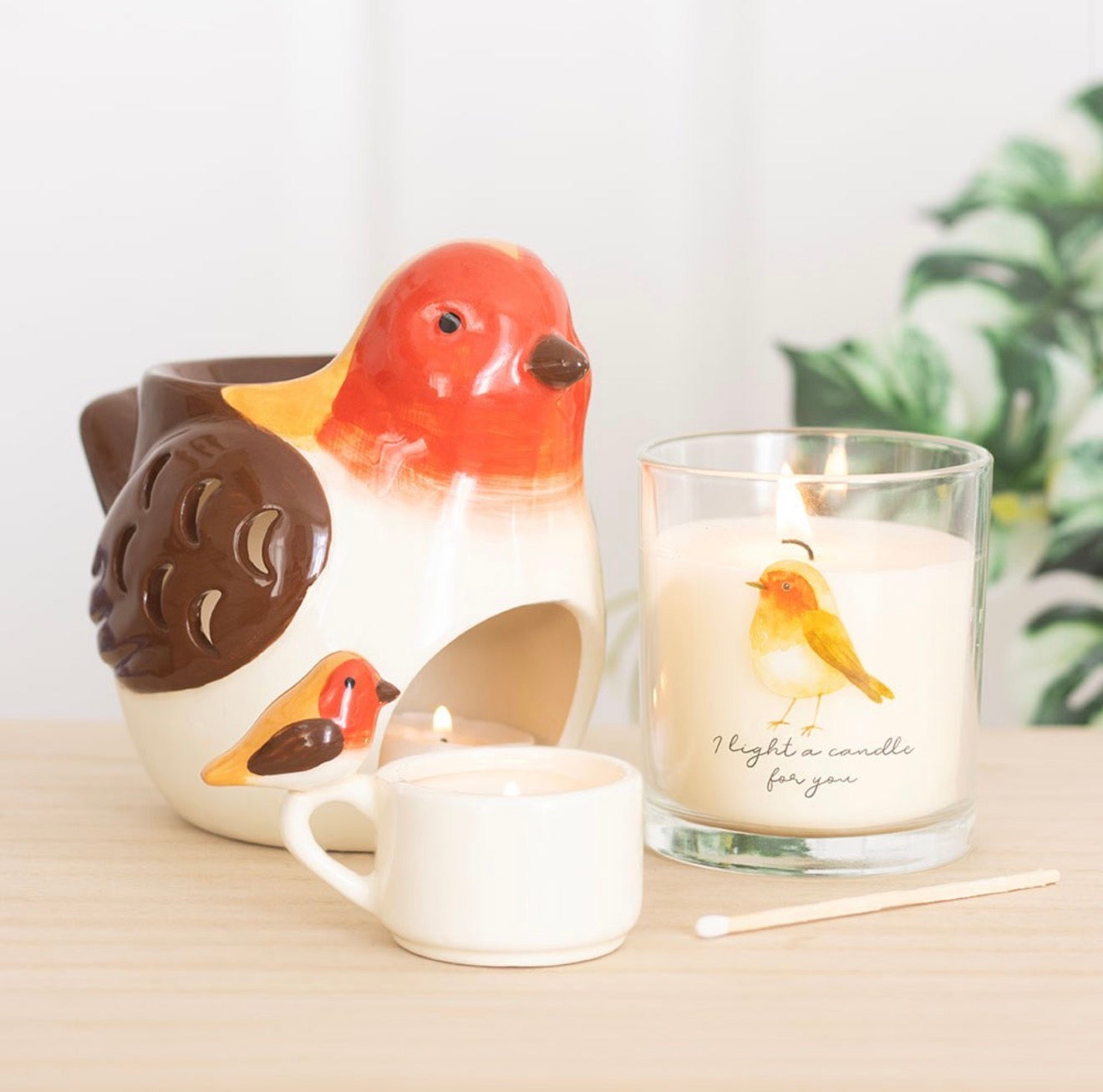ROBIN CERAMIC TEALIGHT HOLDER