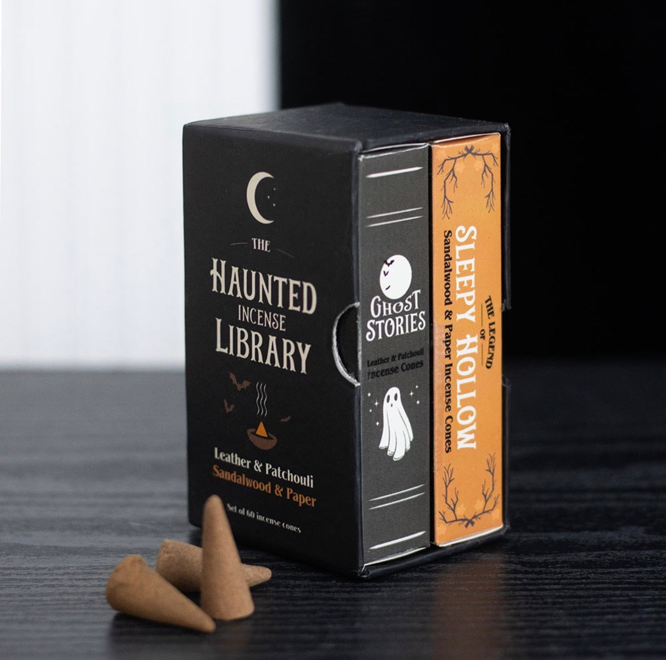 SET OF 2 HAUNTED LIBRARY INCENSE CONE PACKS