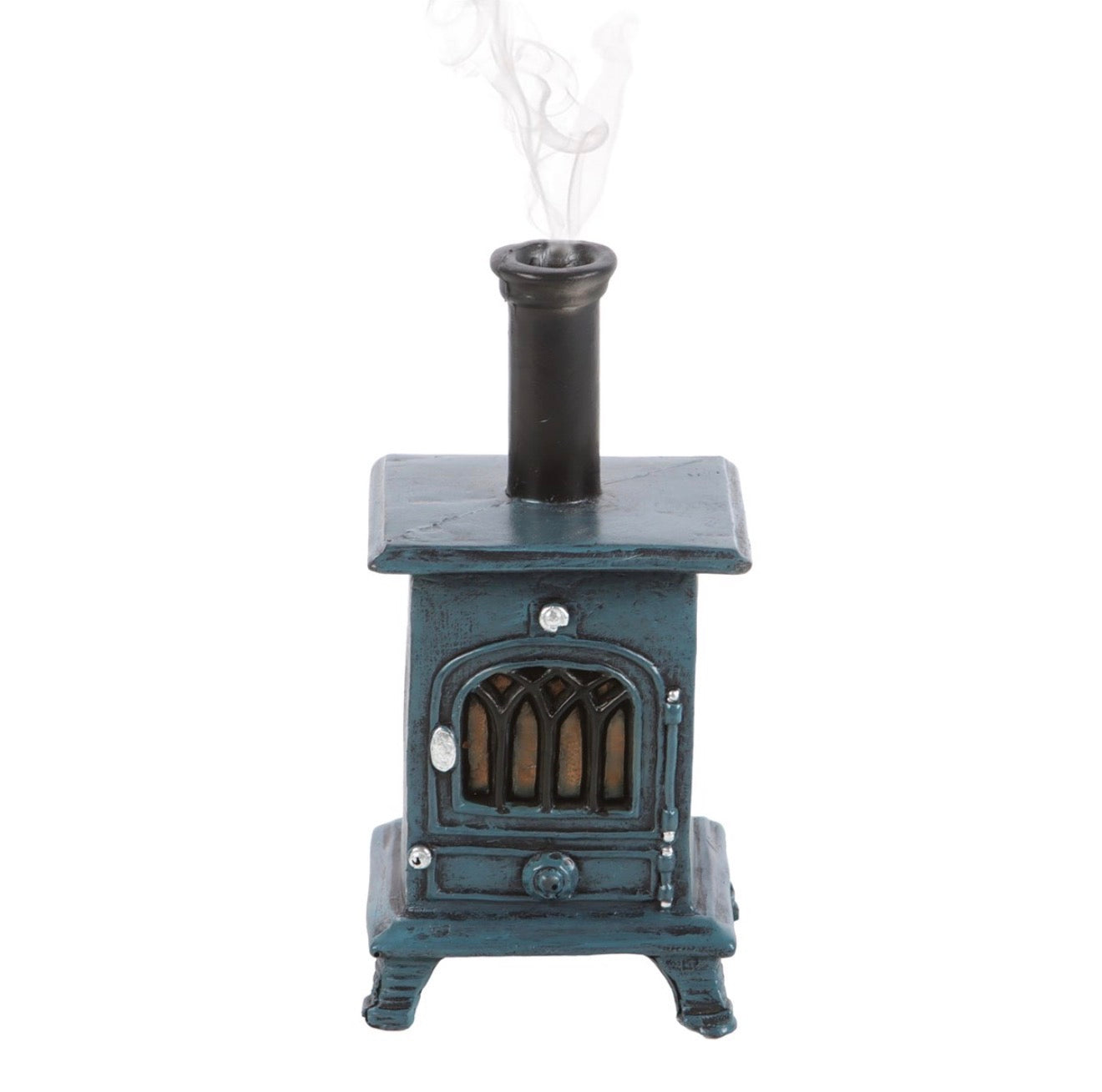 STOVE SHAPED INCENSE CONE BURNER