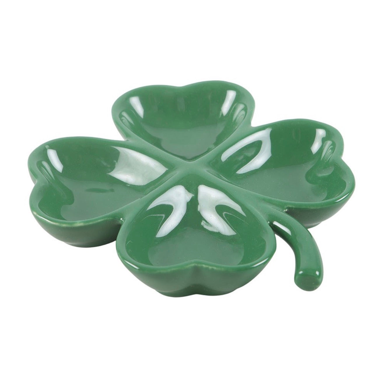 FOUR-LEAF CLOVER TRINKET DISH TRAY
