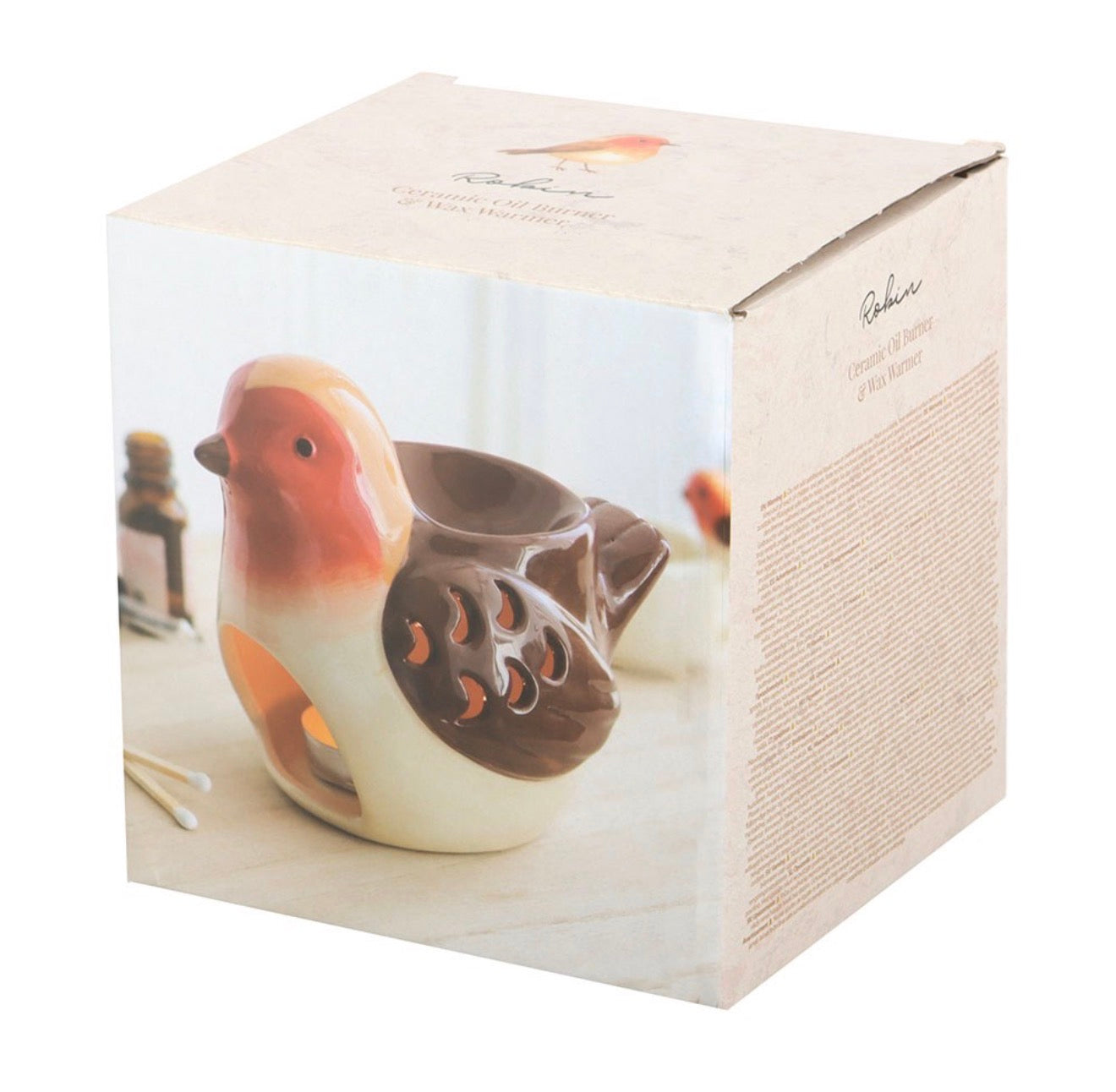 ROBIN SHAPED OIL BURNER AND WAX WARMER