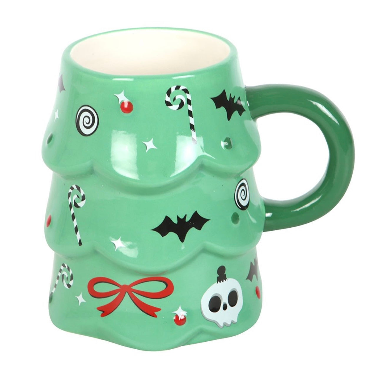 CREEPY CHRISTMAS TREE MUG